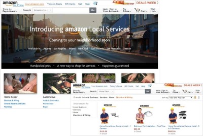 Amazon Local Service 런칭 (Source: Amazon)